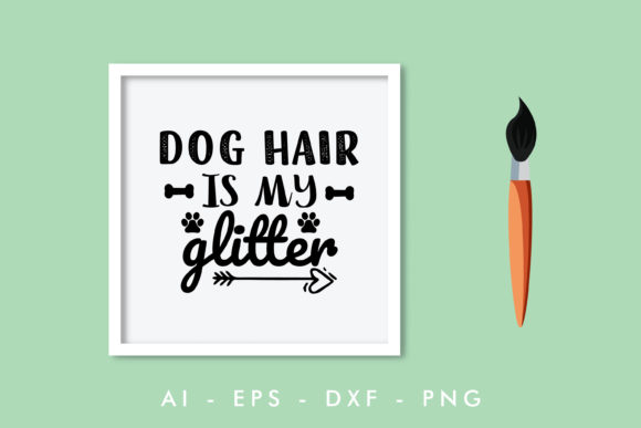 Dog Hair is My Glitter Embroidery Review