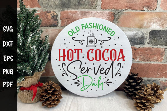 Old Fashioned Hot Cocoa Served Daily SVG Review