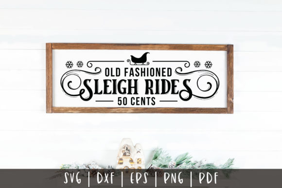 Old Fashioned Sleigh Rides SVG Review